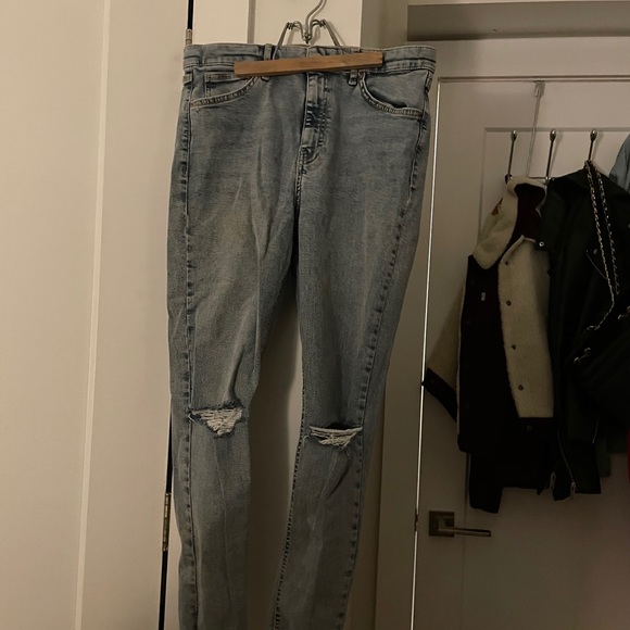 Topshop Denim - TOPSHOP ripped Jamie jeans